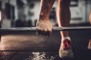 man workout in gym