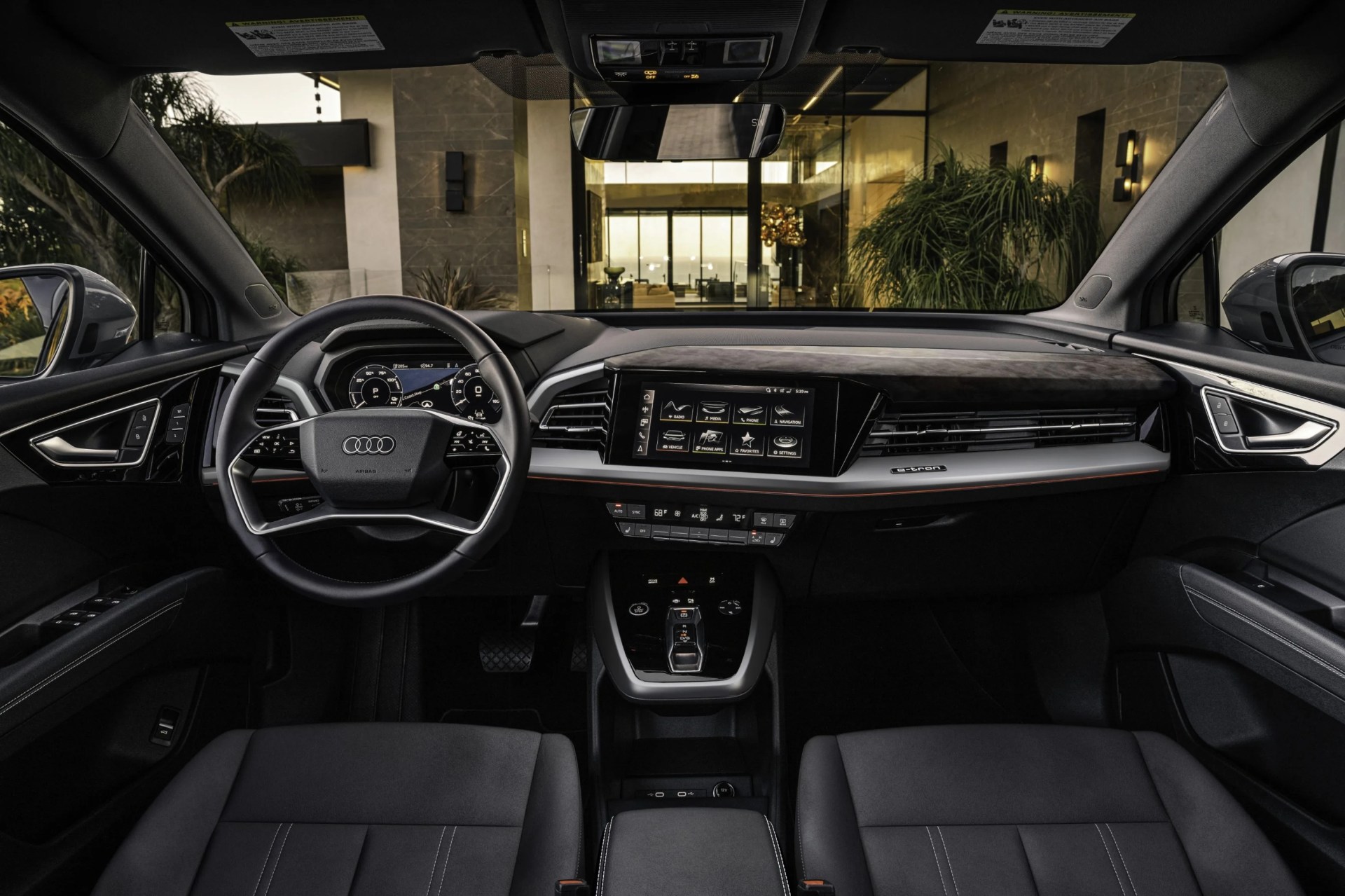 audi q4 e tron interior