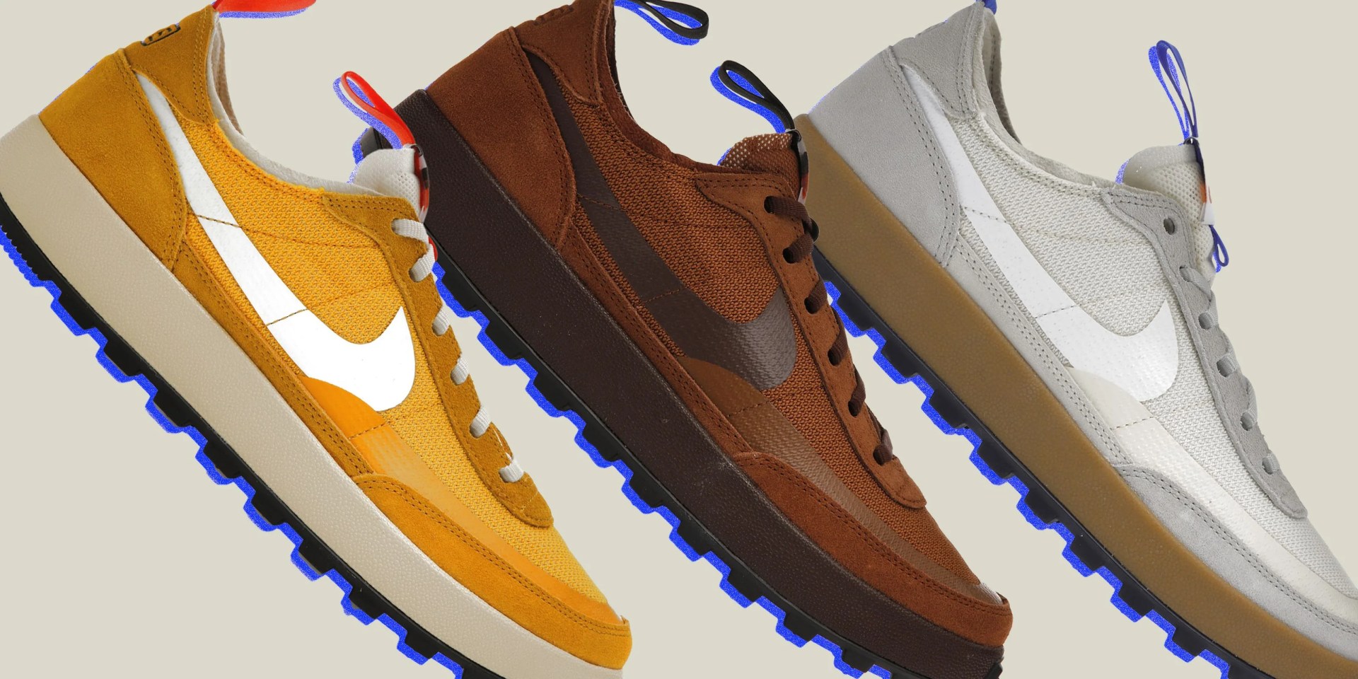 collage of three shoes