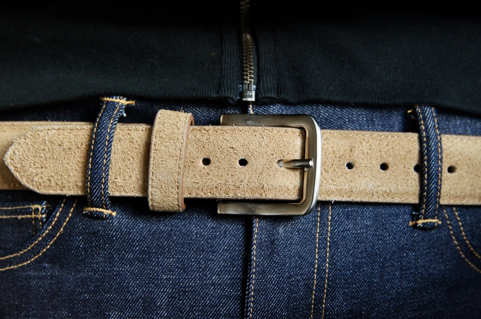 suede belt
