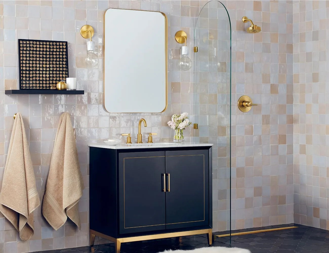 tiled bathroom