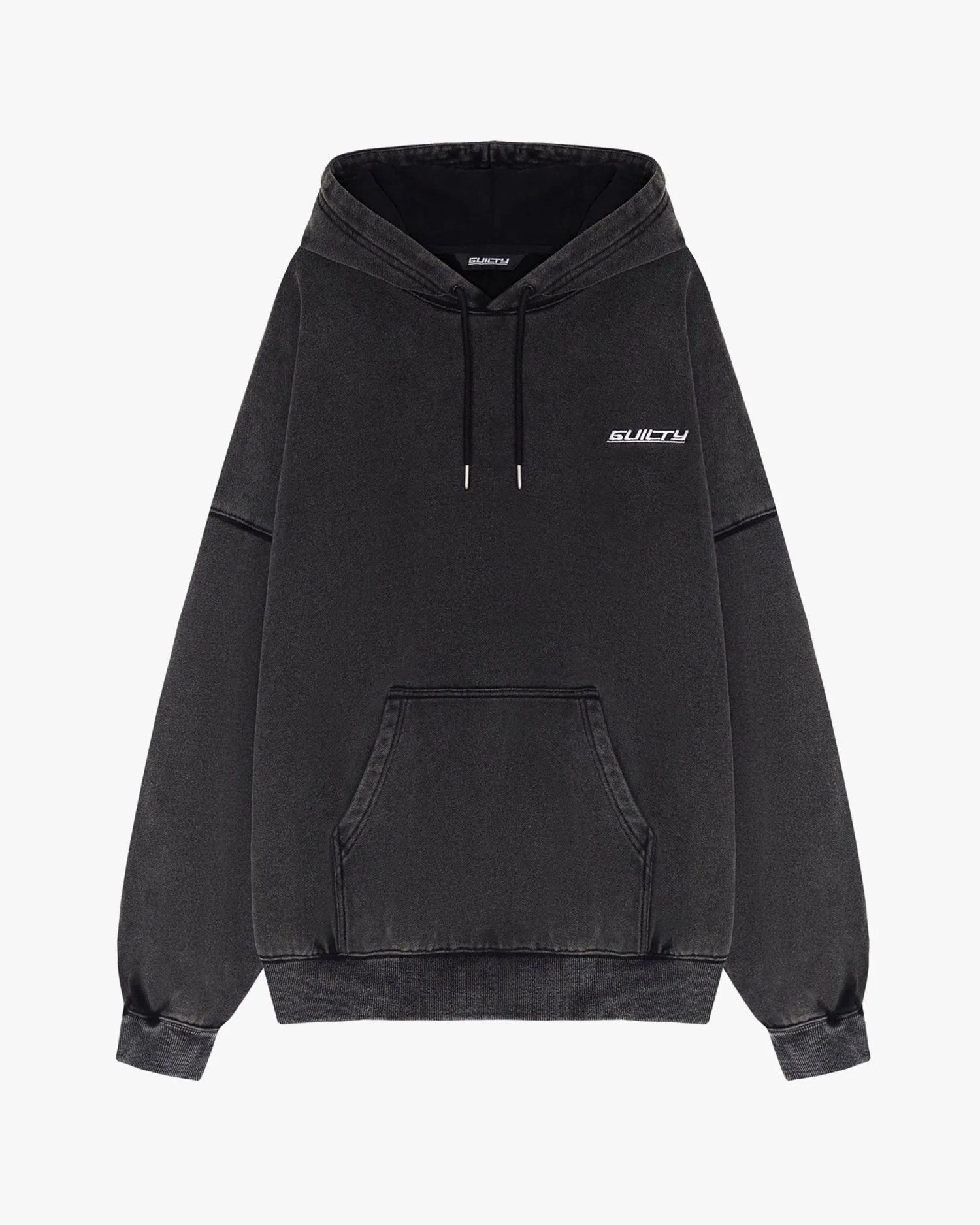guilty acid washed oversized hoodie