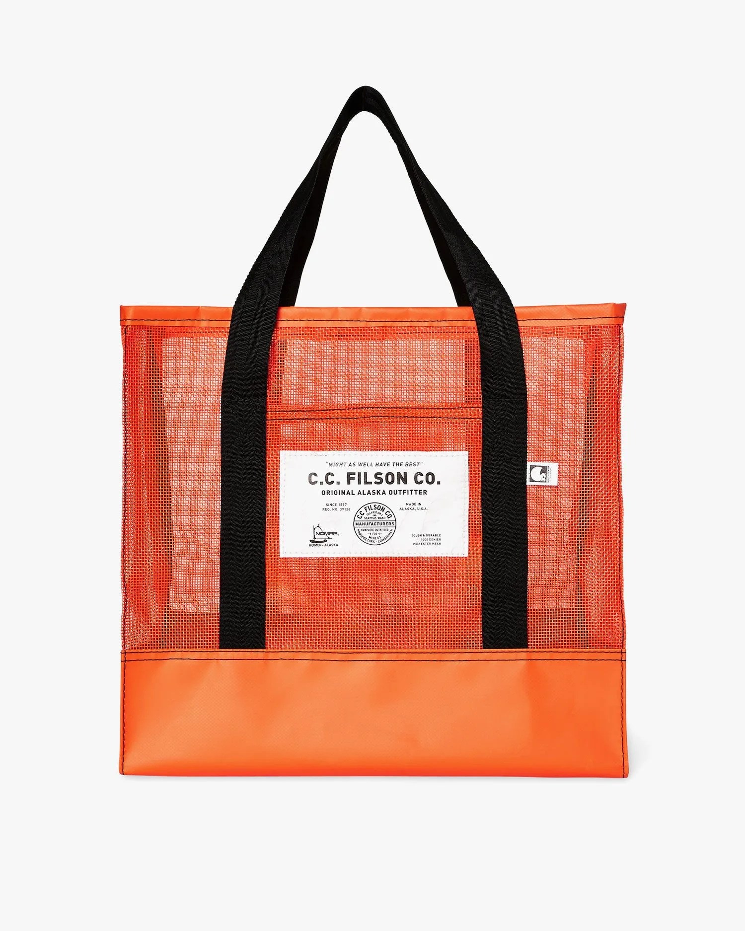 filson x nomar xl mesh tote bag