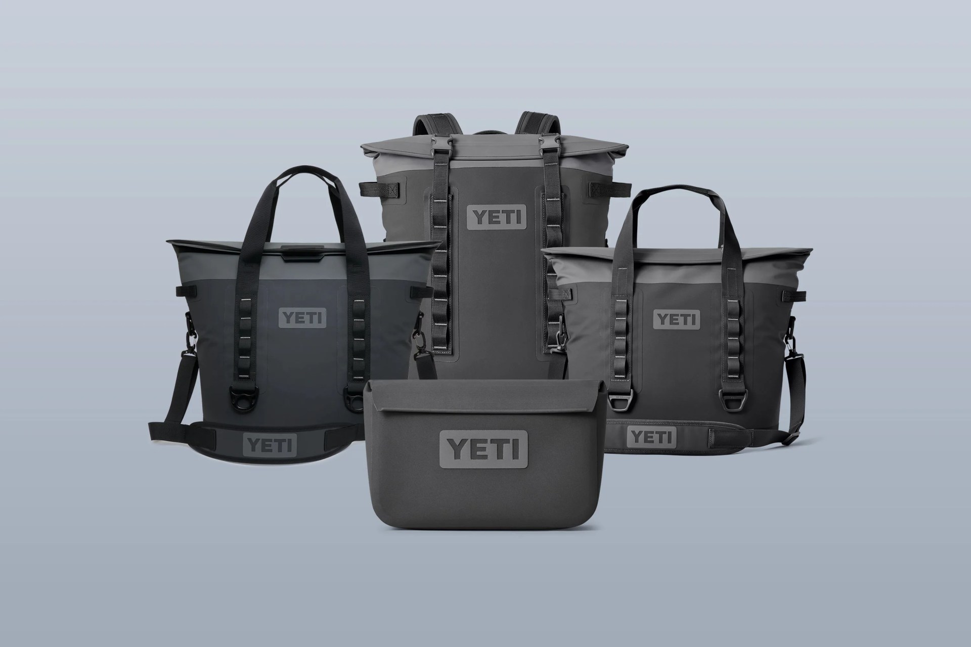 collage of 4 yeti products