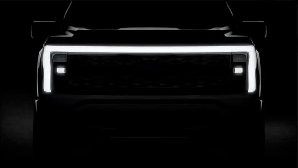 ford electric f 150 teaser image