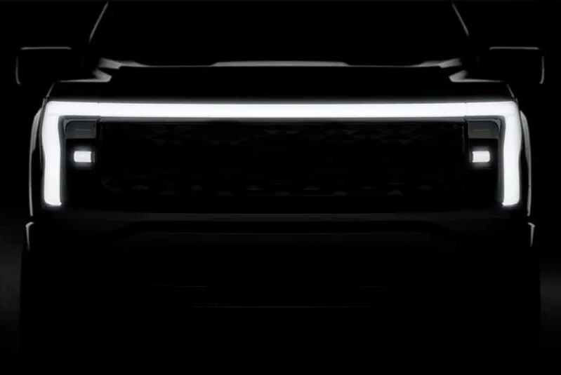 ford electric f 150 teaser image