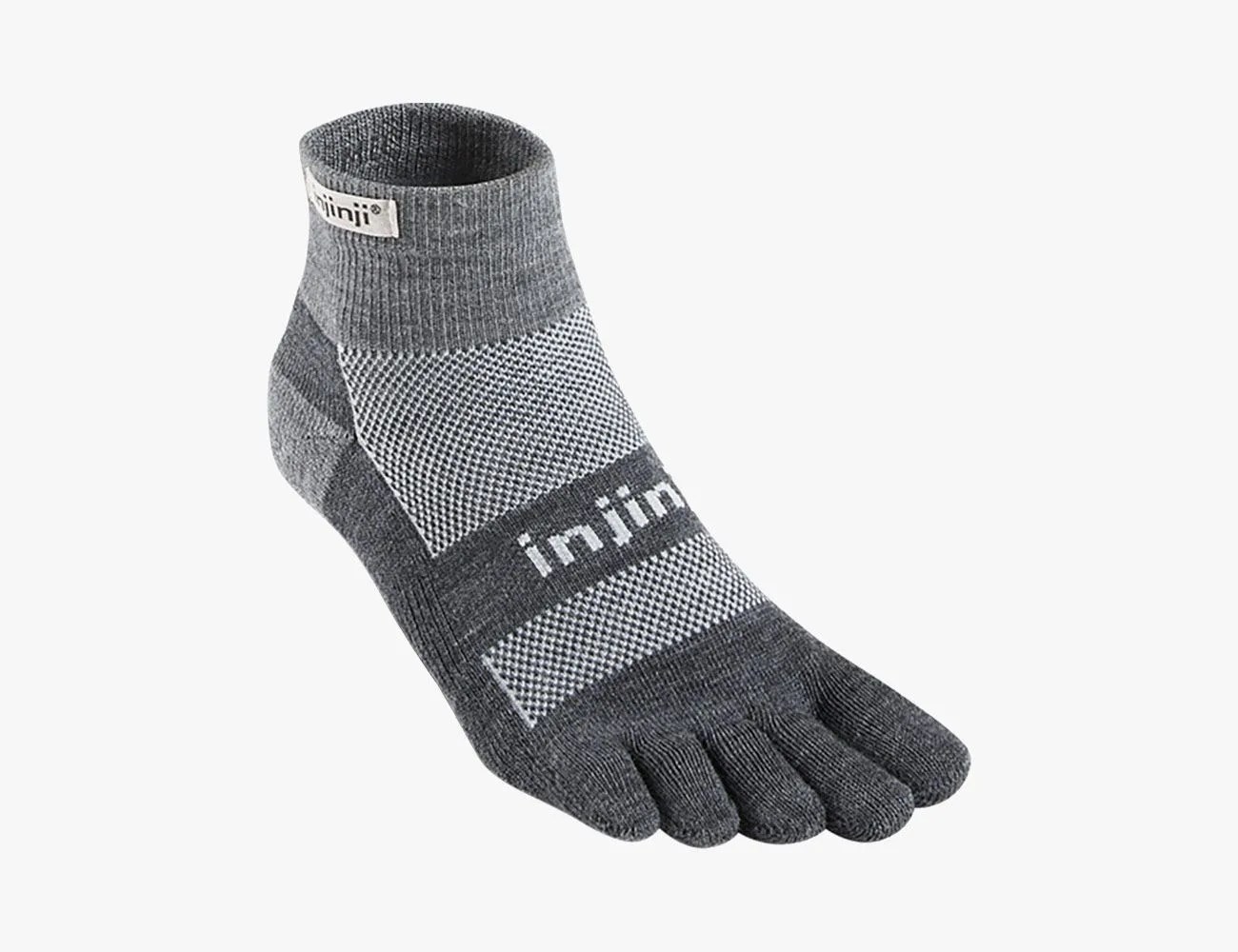 injinji outdoor midweight mini crew nuwool sock