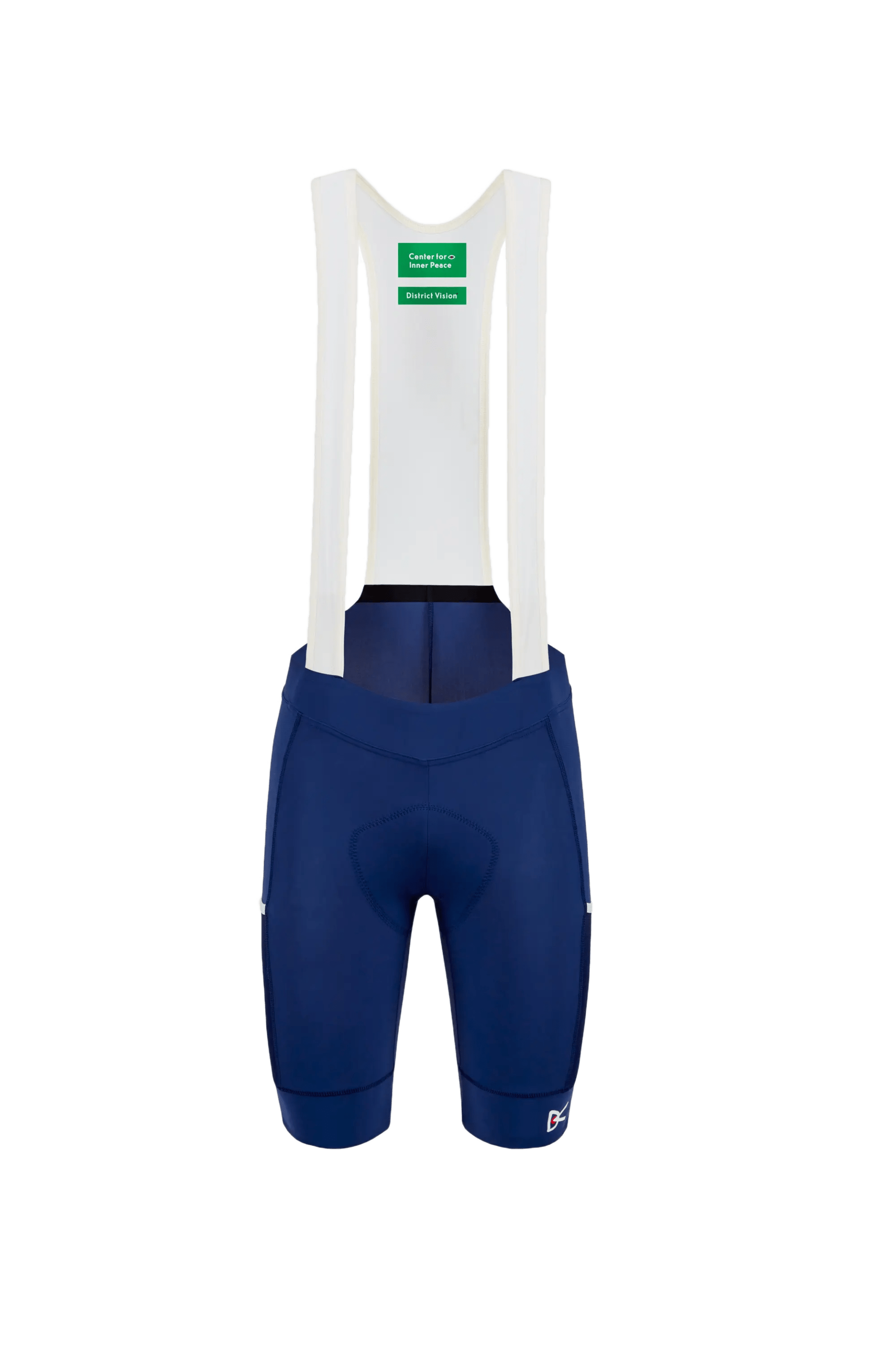 stretch recycled nylon cycling bib shorts