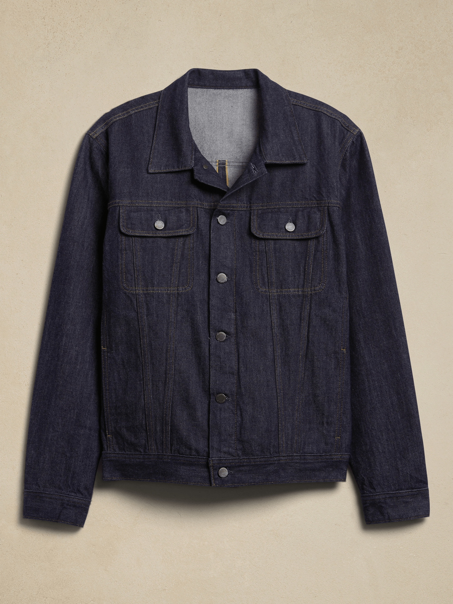 taos rigid selvedge denim jacket