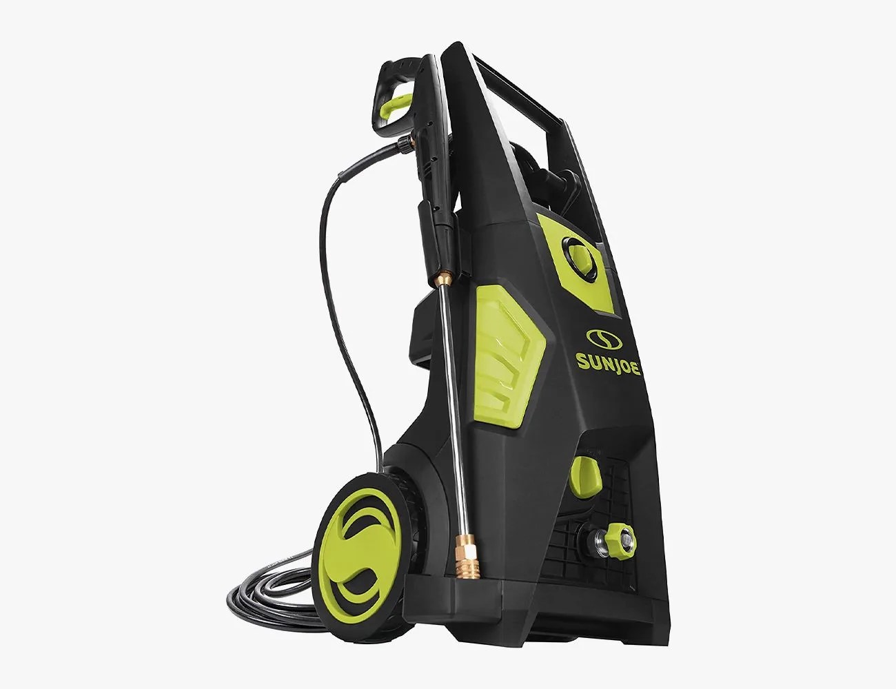 sun joe spx3500 2300 max psi 148 gpm brushless induction electric pressure washer spx srl9 universal sky lance extension spray wand, w 4 piece accessory kit