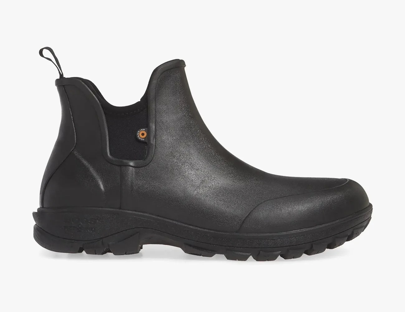 Bogs Sauvie Waterproof Chelsea Boot in Black at Nordstrom, Size 14