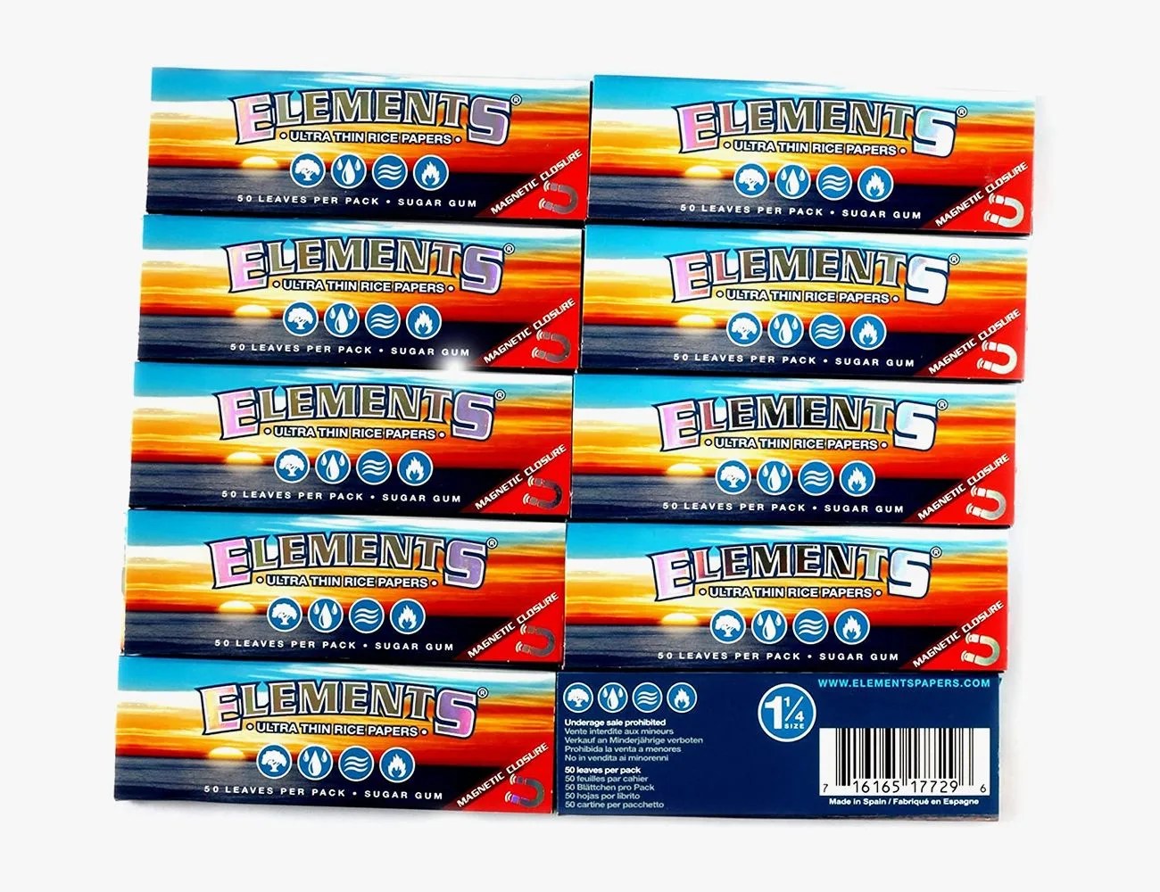 Elements Ultra Thin Rice Papers