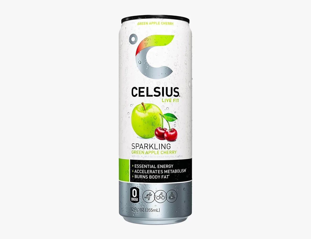 green apple cherry celsius drink