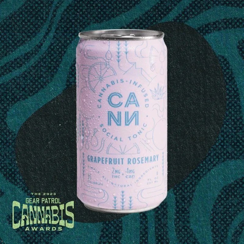 can of cannabis infused tonic