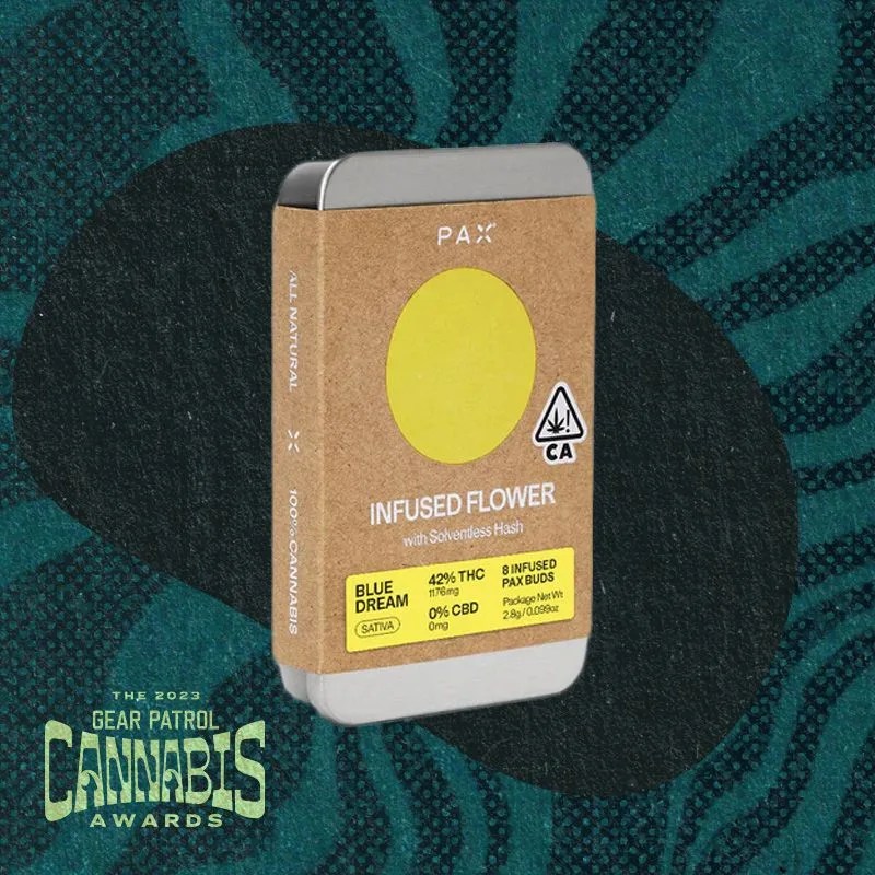 a container of cannabis