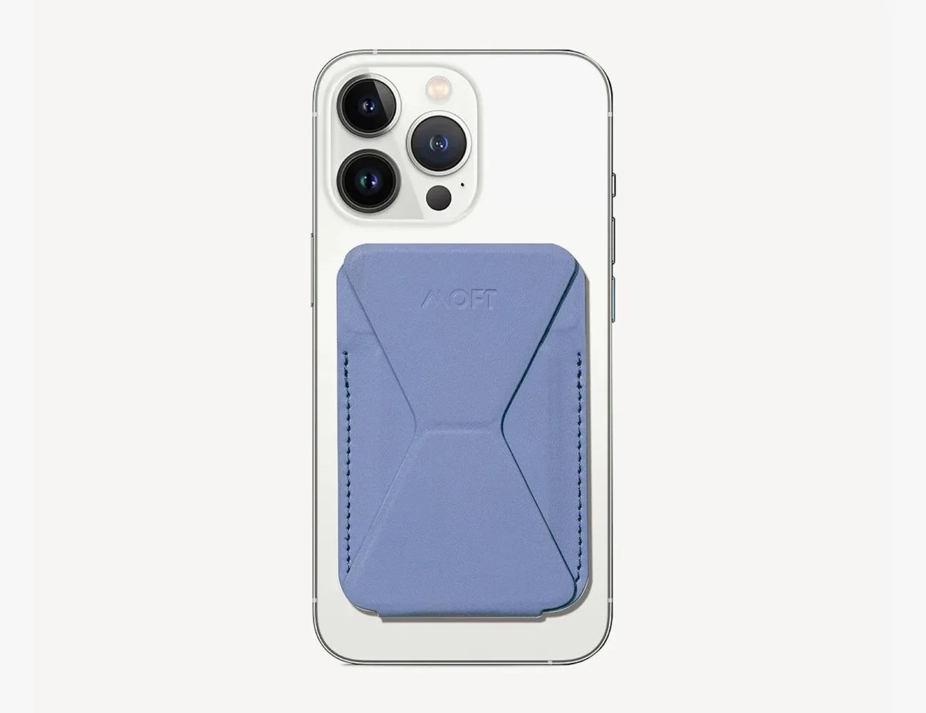 phone with a wallet case on it