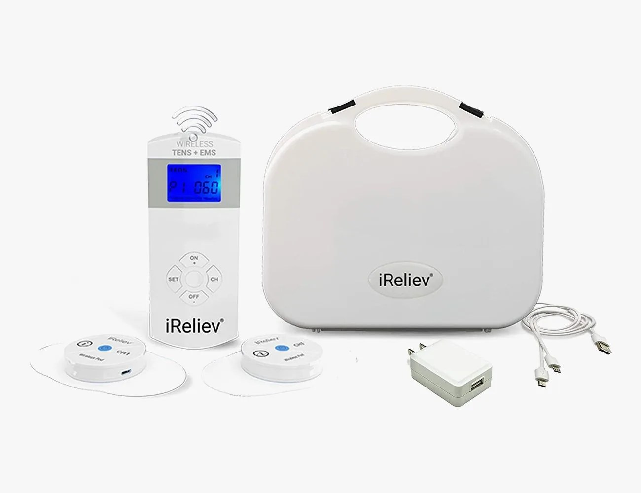 ireliev et 5050 ﻿wireless tens  ems therapeutic wearable system
