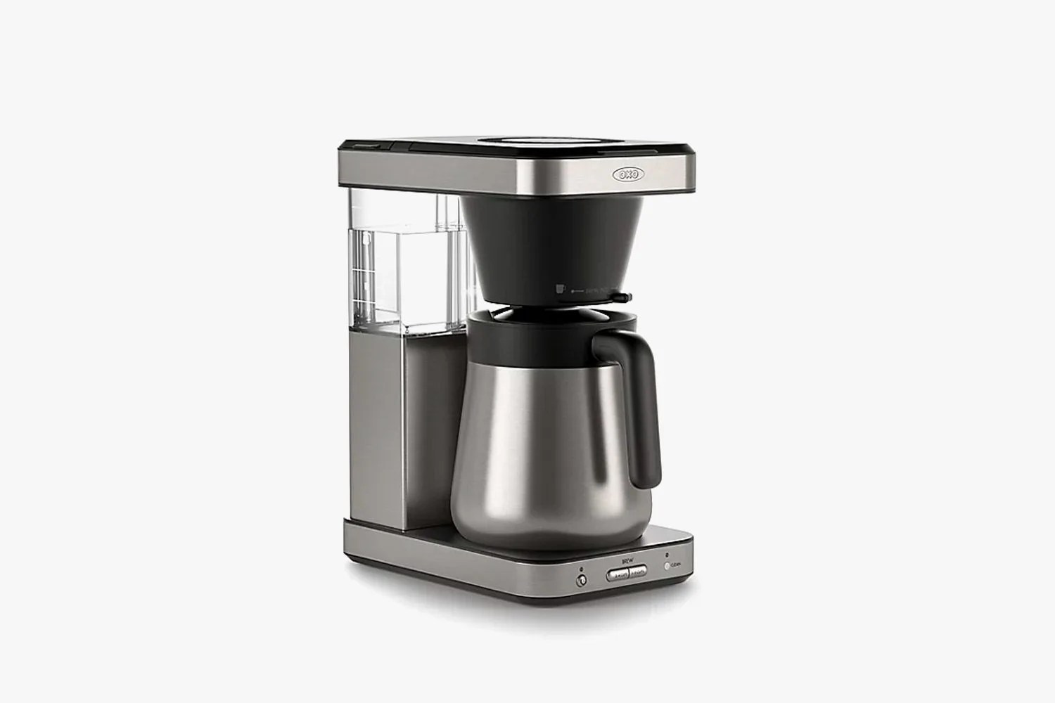 oxo brew 8 cup coffee maker, stainless steel