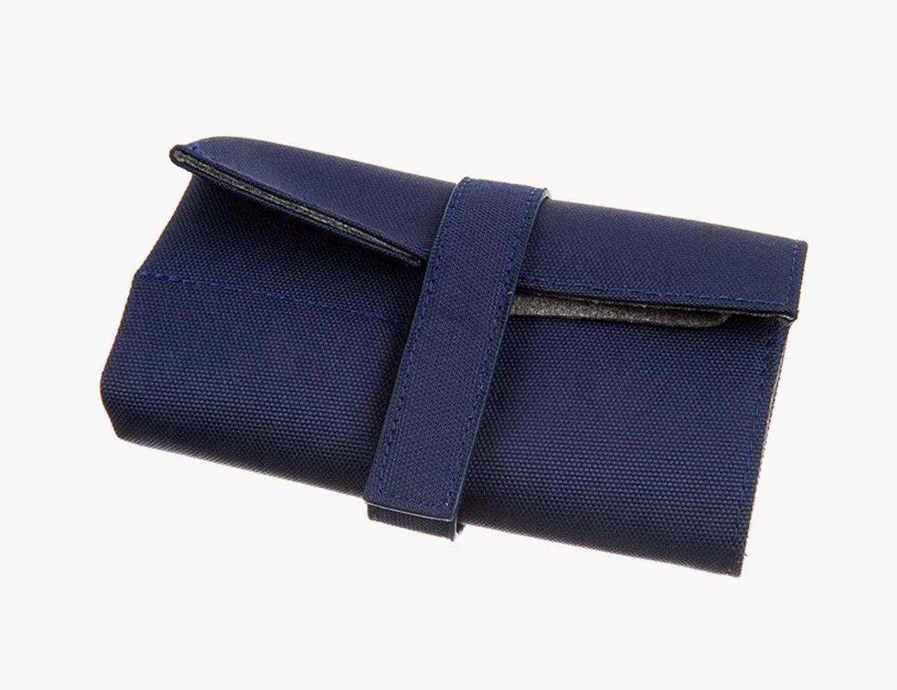 Crown & Buckle Navy Canvas Watch Roll