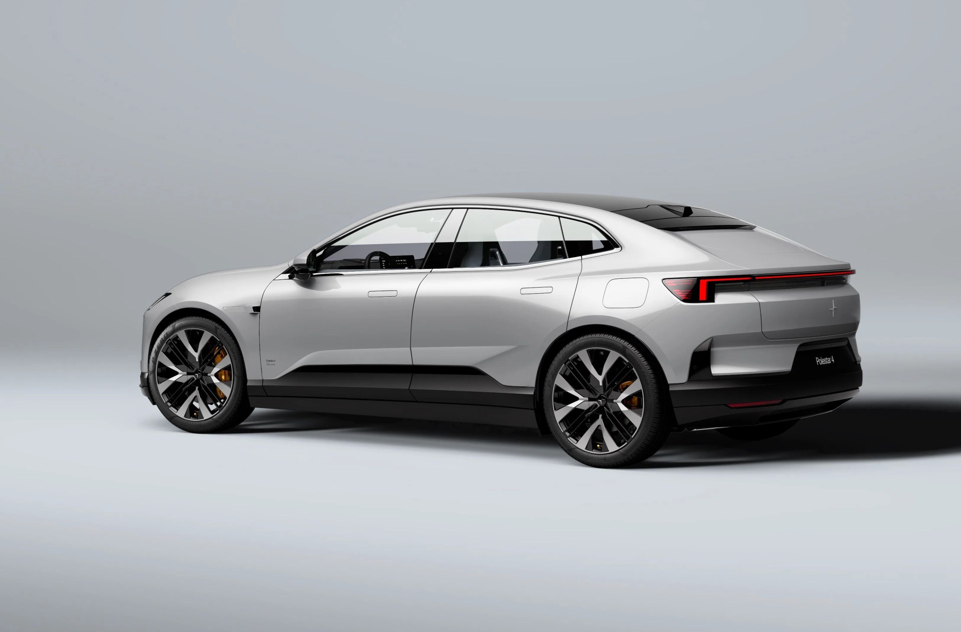 polestar 4 against a blank background