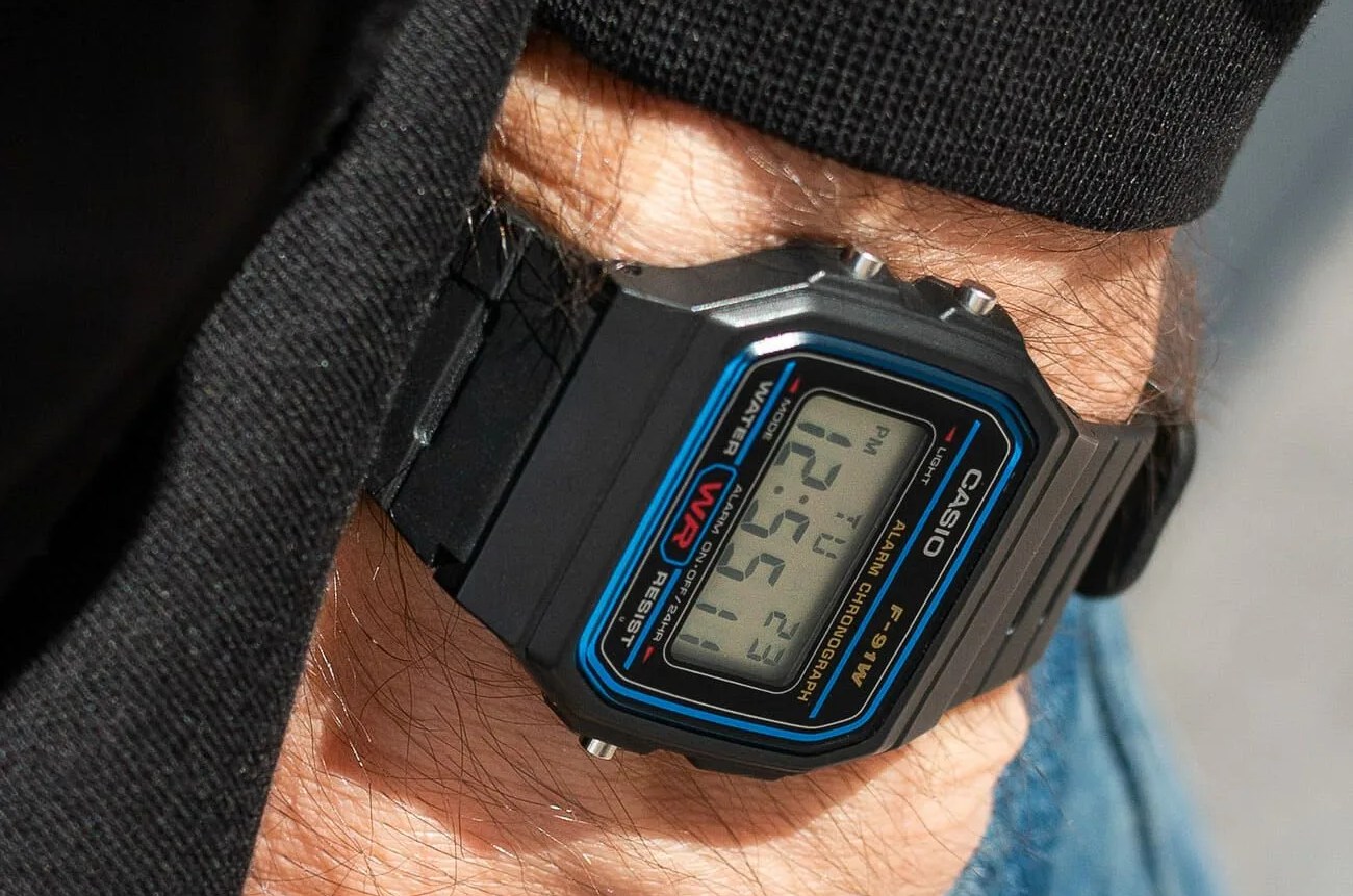 casio f91w