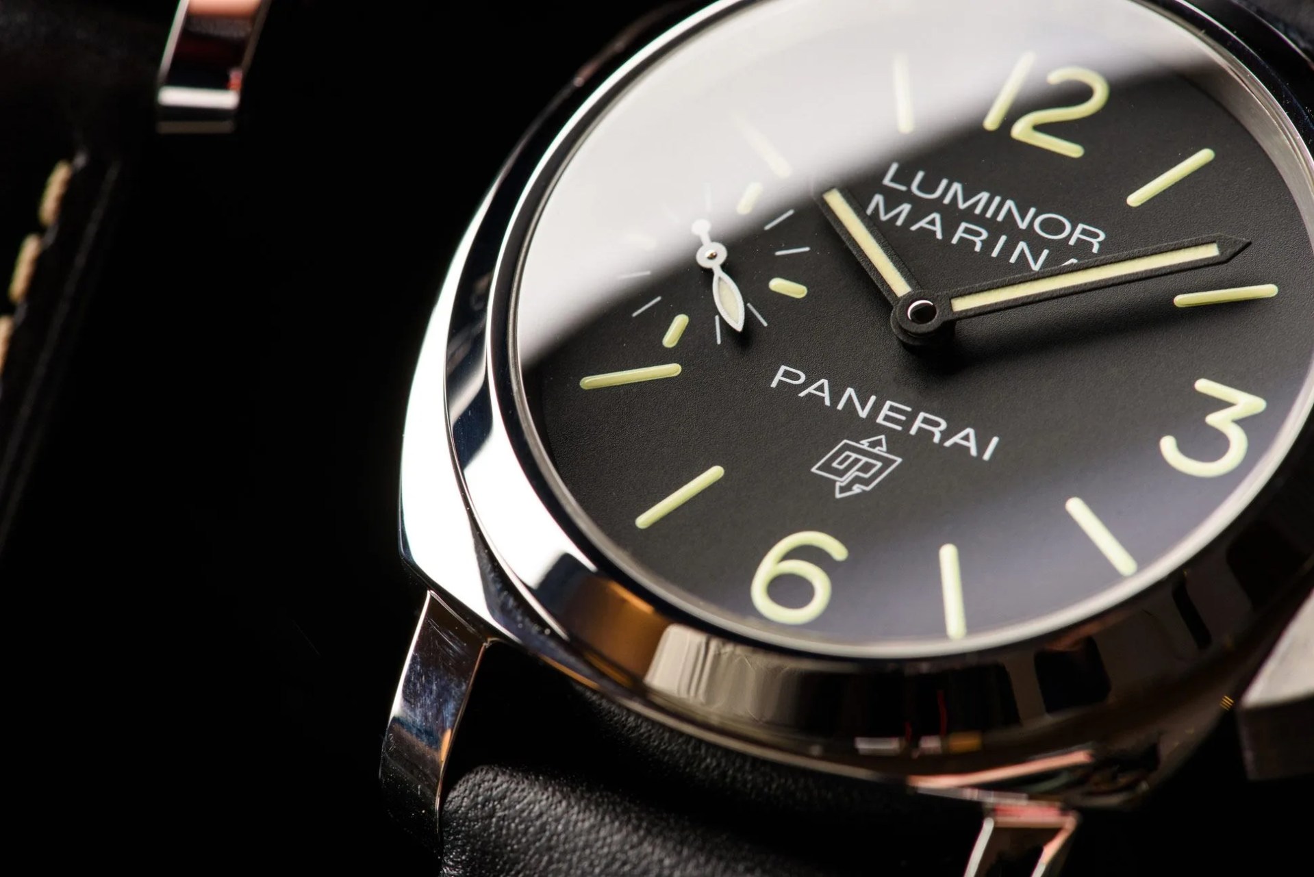the models designated base logo﻿, such as the luminor shown here, offer panerai's most basic and affordable options