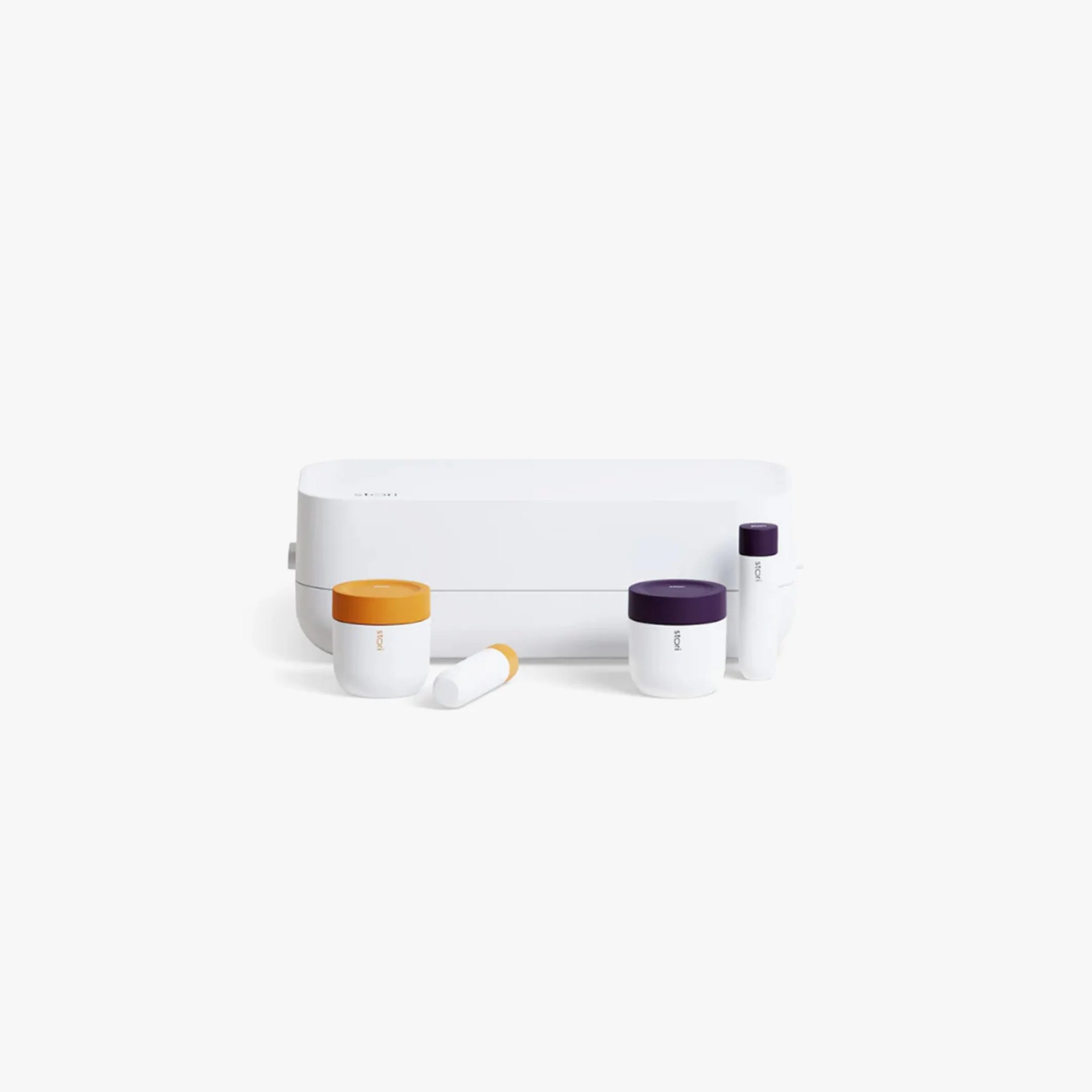 white stash box