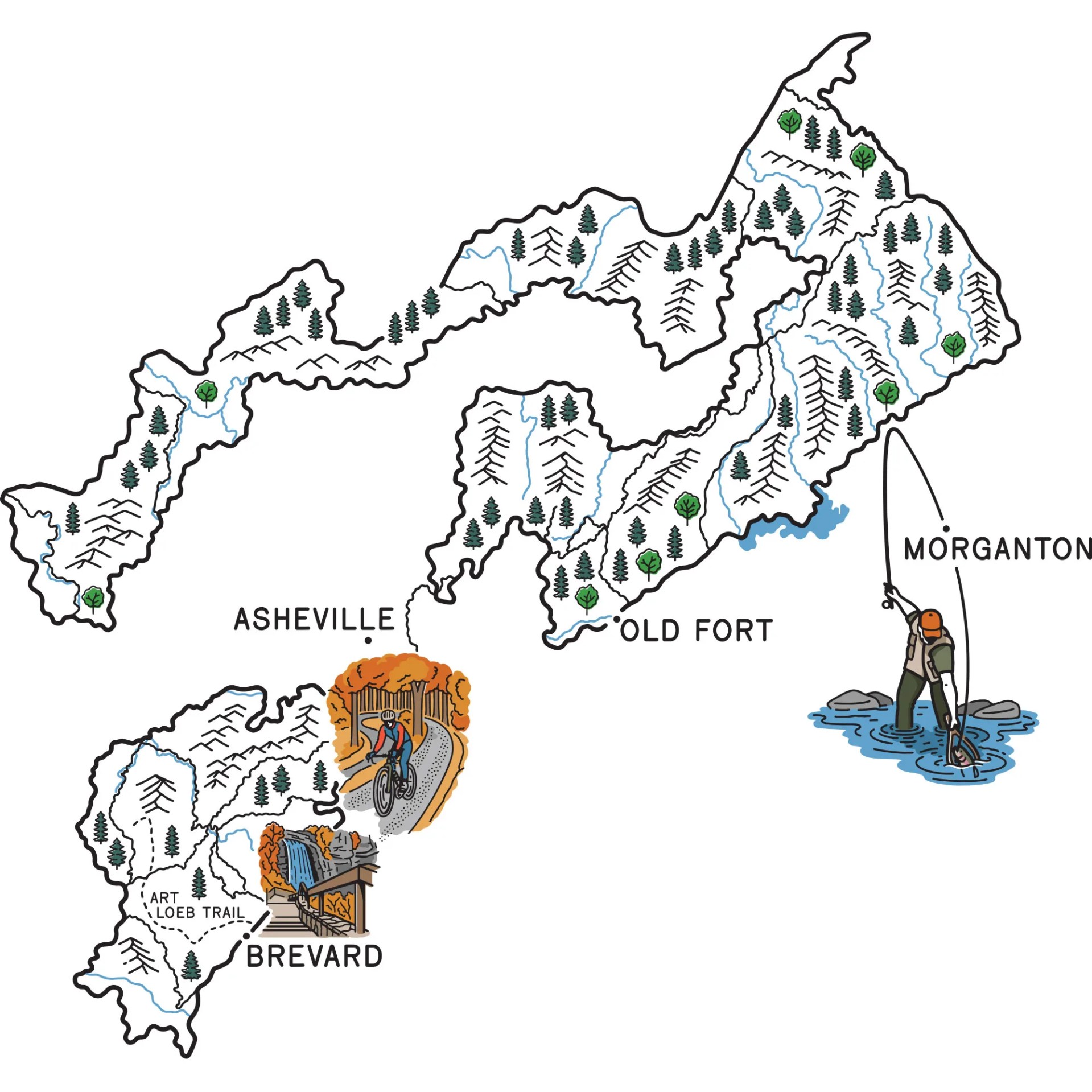 pisgah map