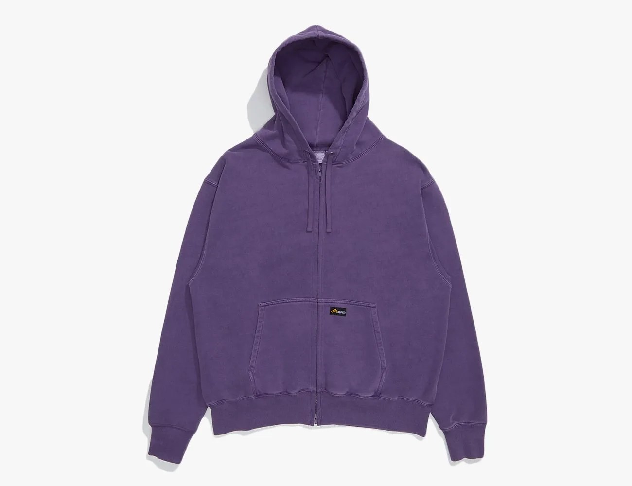 purple zip up hoodie