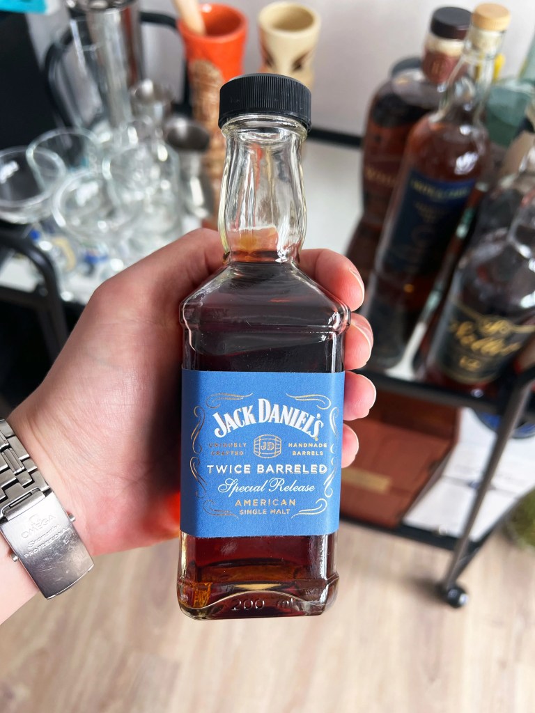 a bottle of whiskey