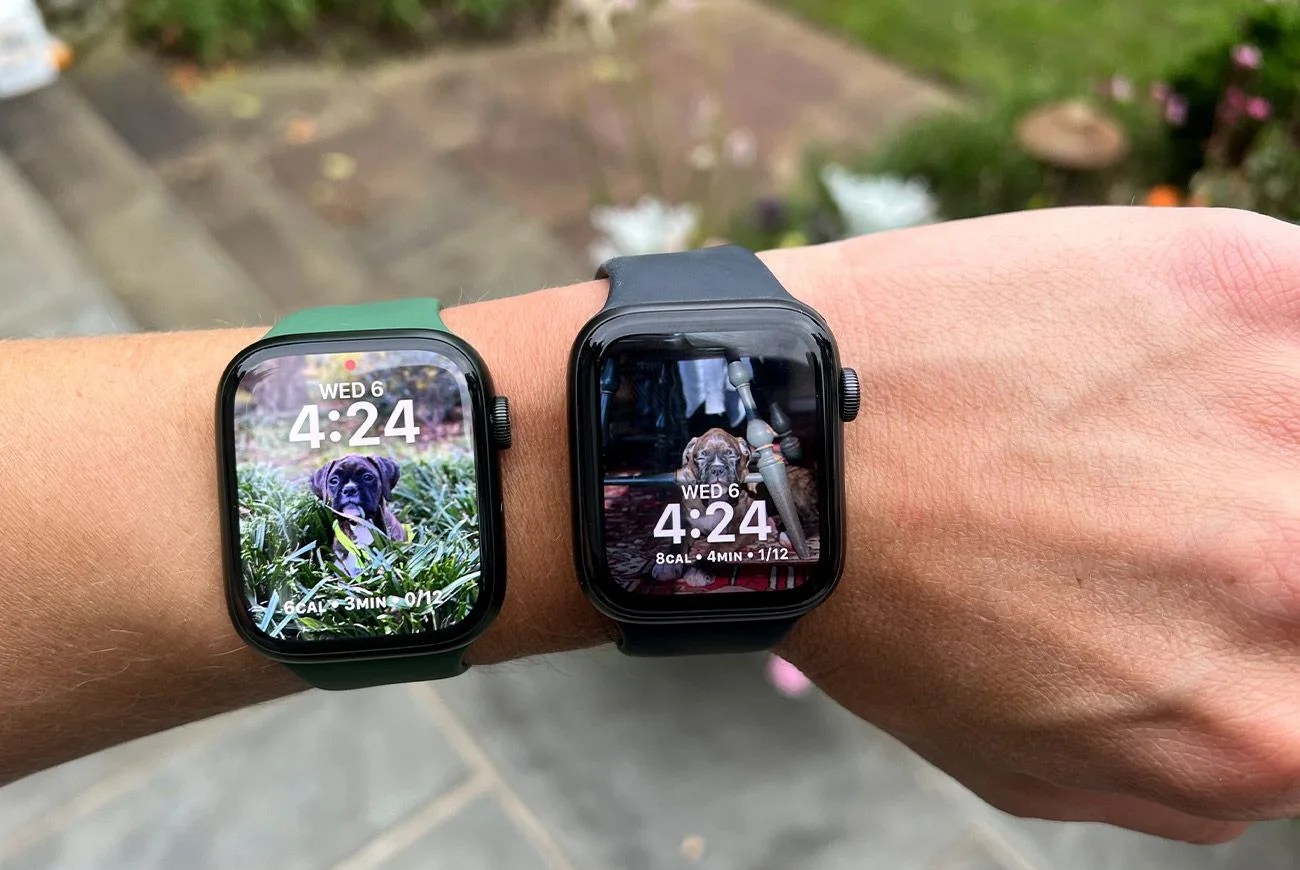 apple watch worn on wrist