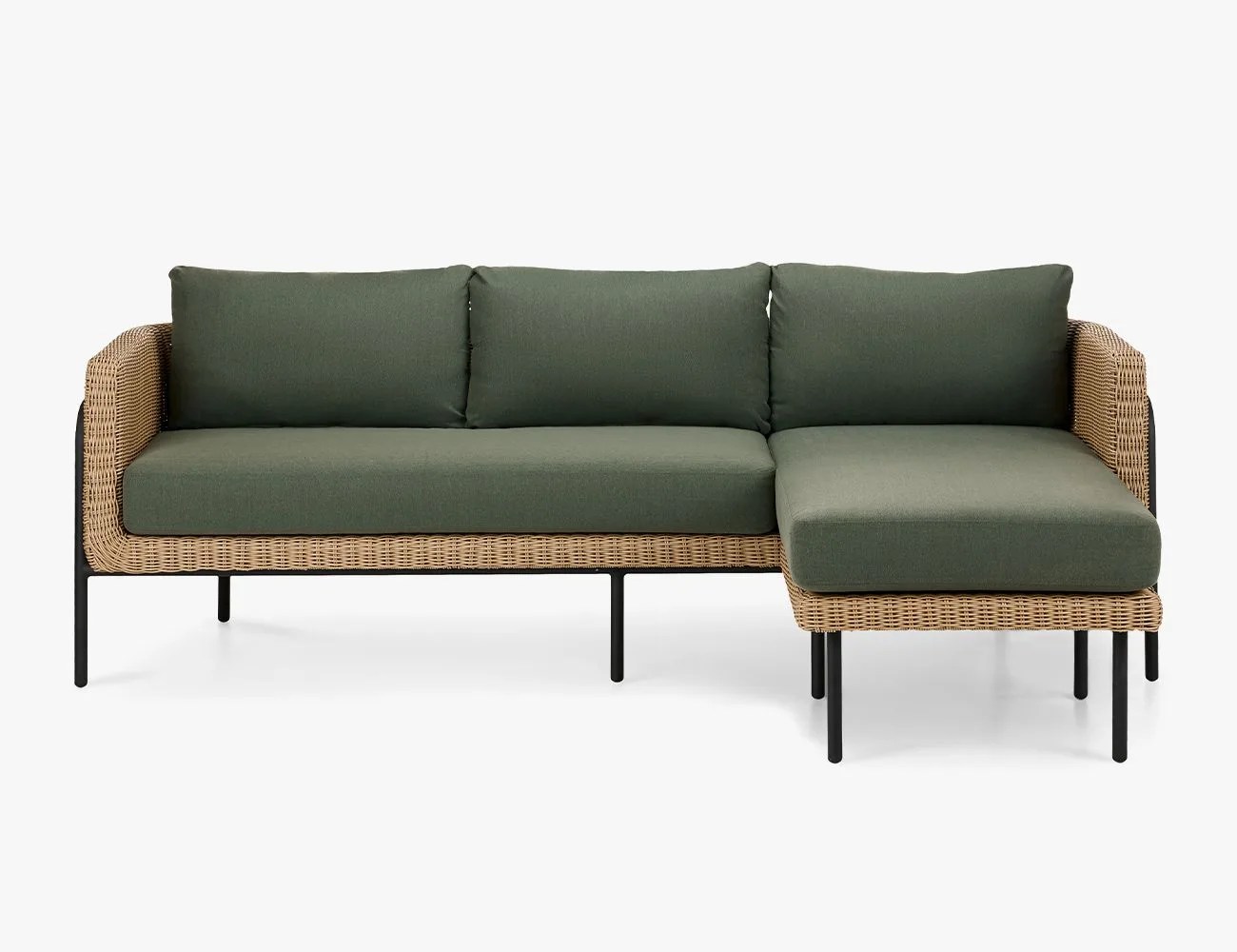 aby dravite green reversible sectional
