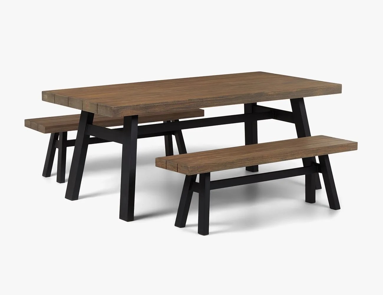 sardis vintage brown dining set