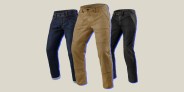 collage of three pants