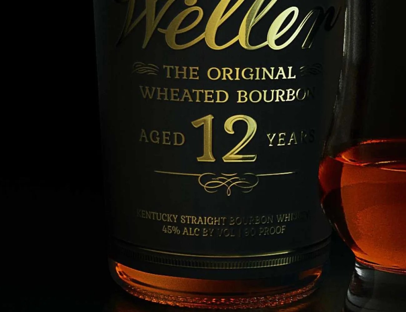 a bottle of bourbon