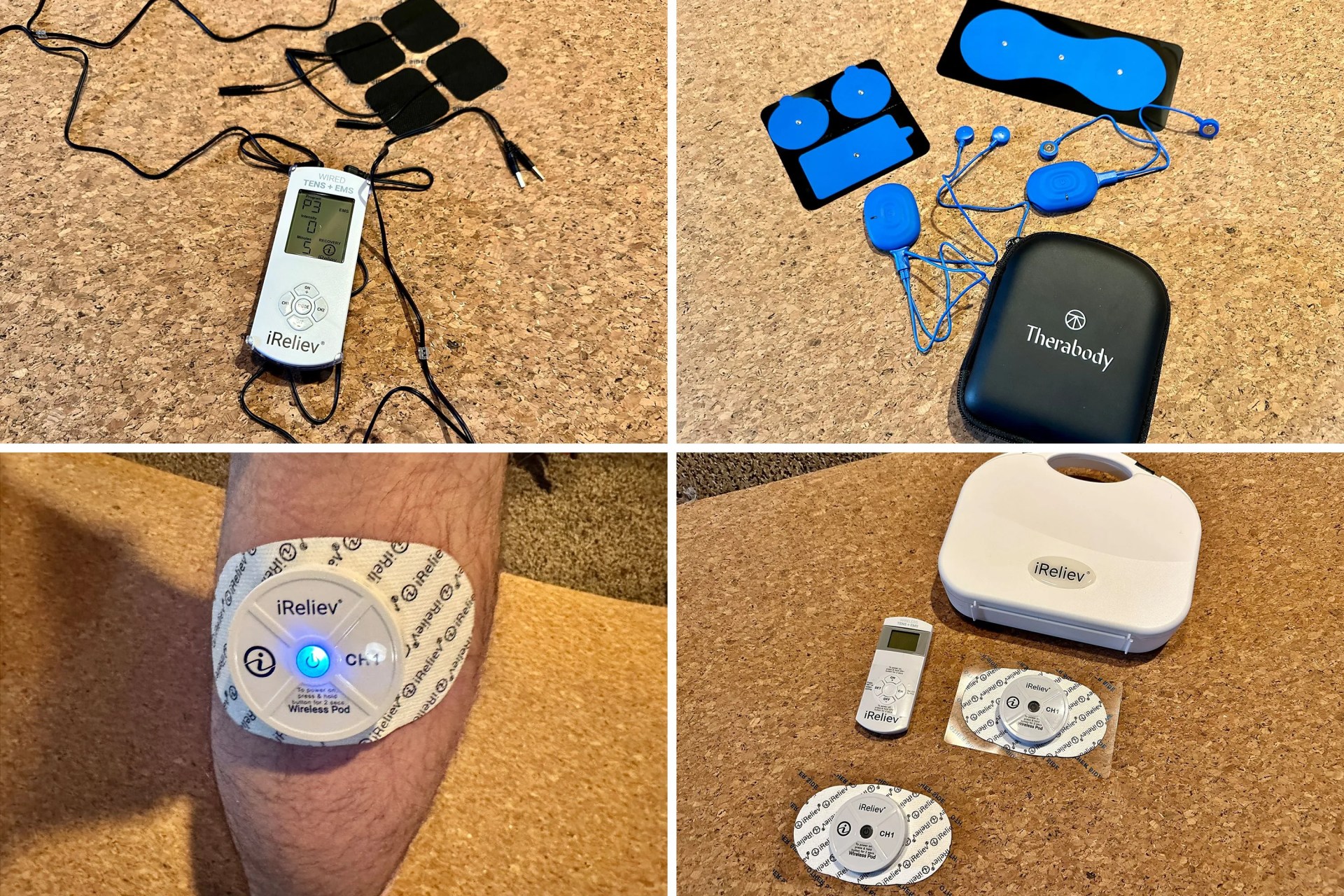 collage of tens units