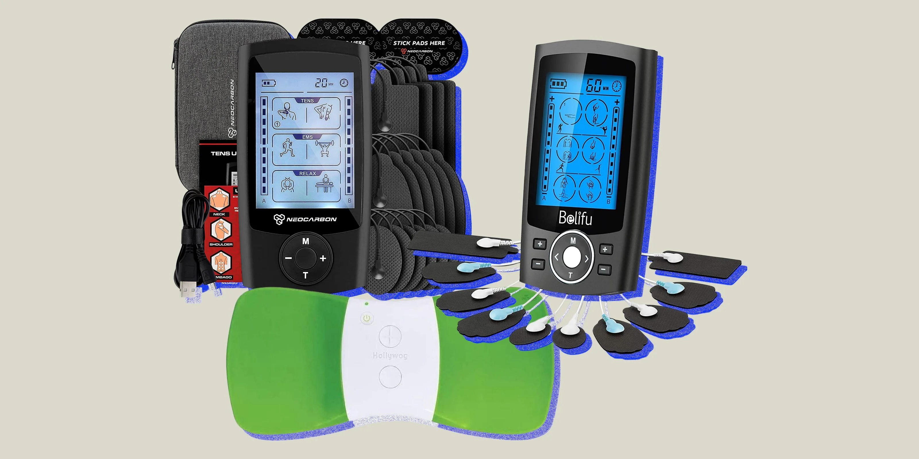 collage of 3 tens units