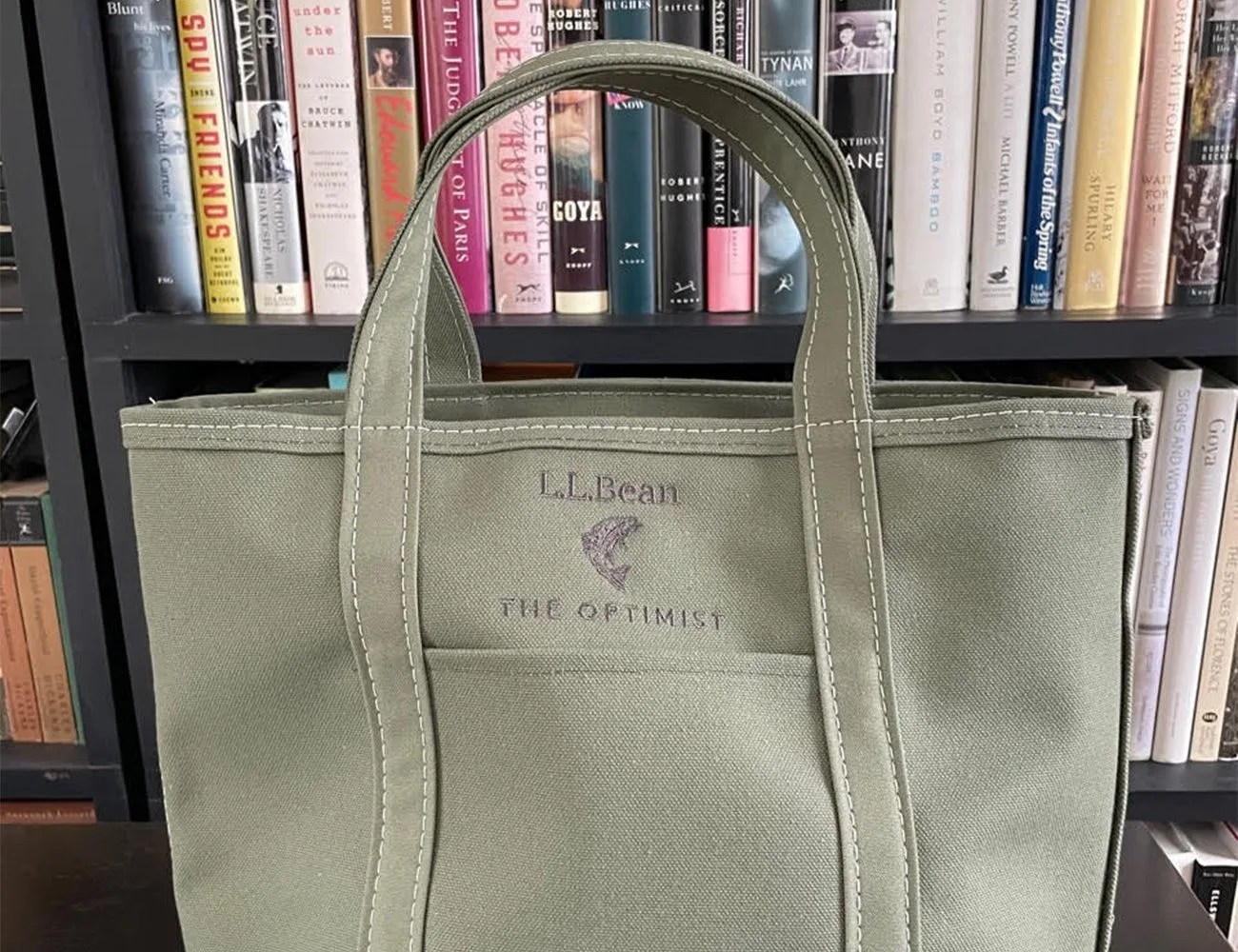 ll bean green tote