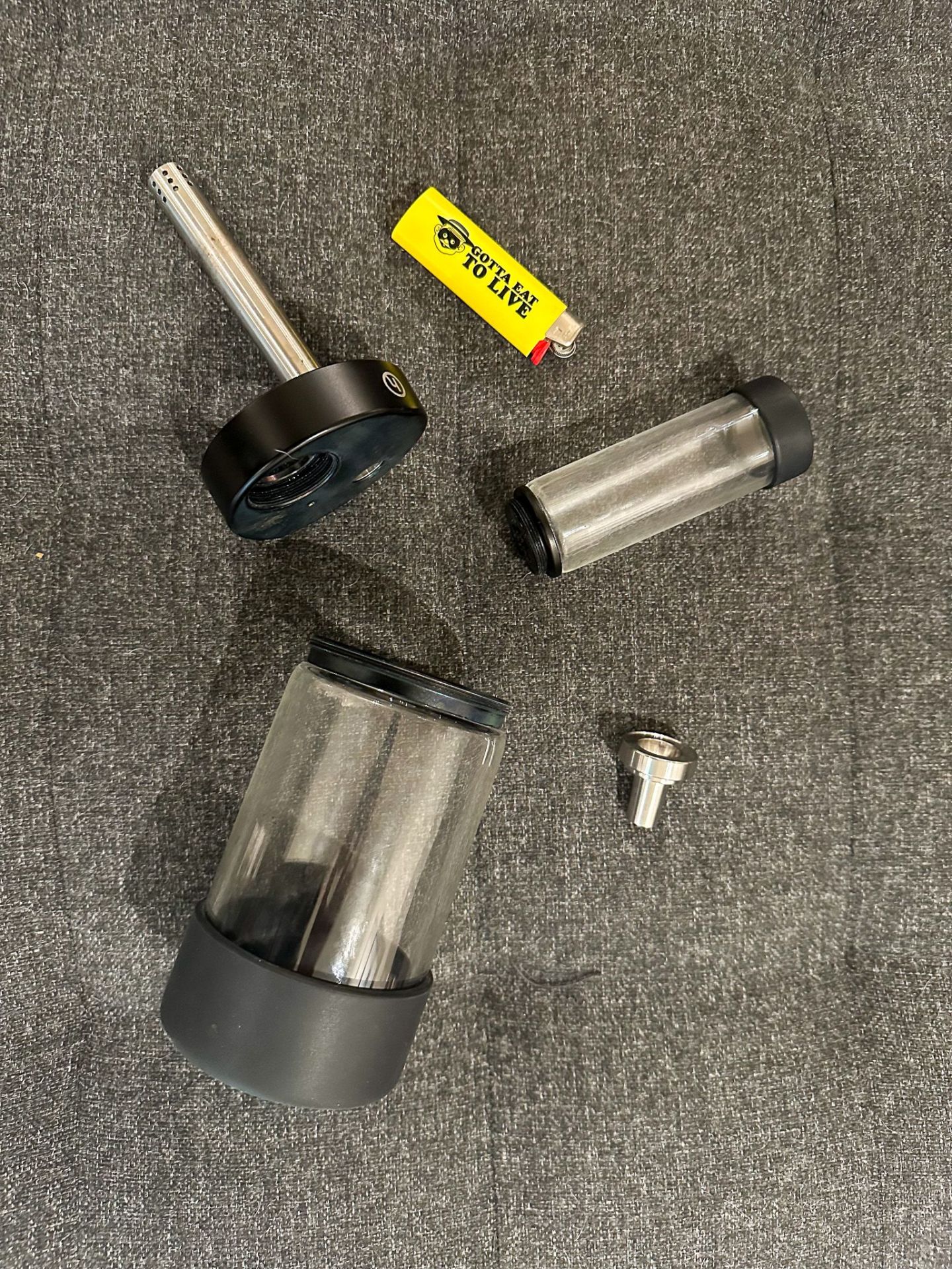 capsule water pipe disassembled