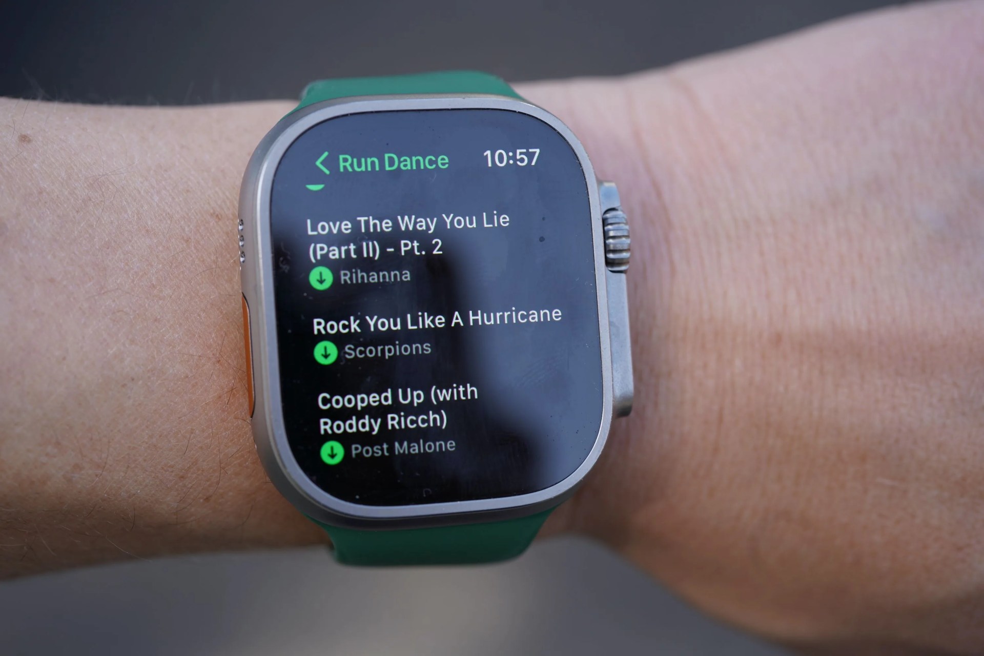 spotify on apple watch