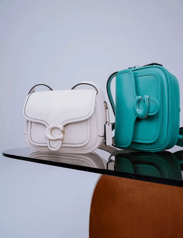 couch bags on table