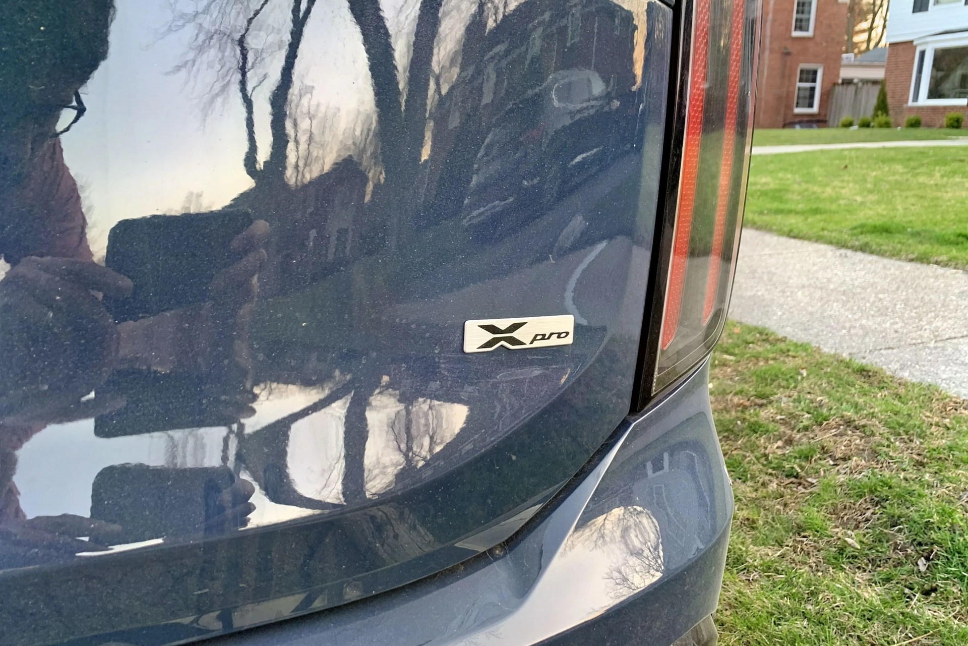 kia telluride x pro badge