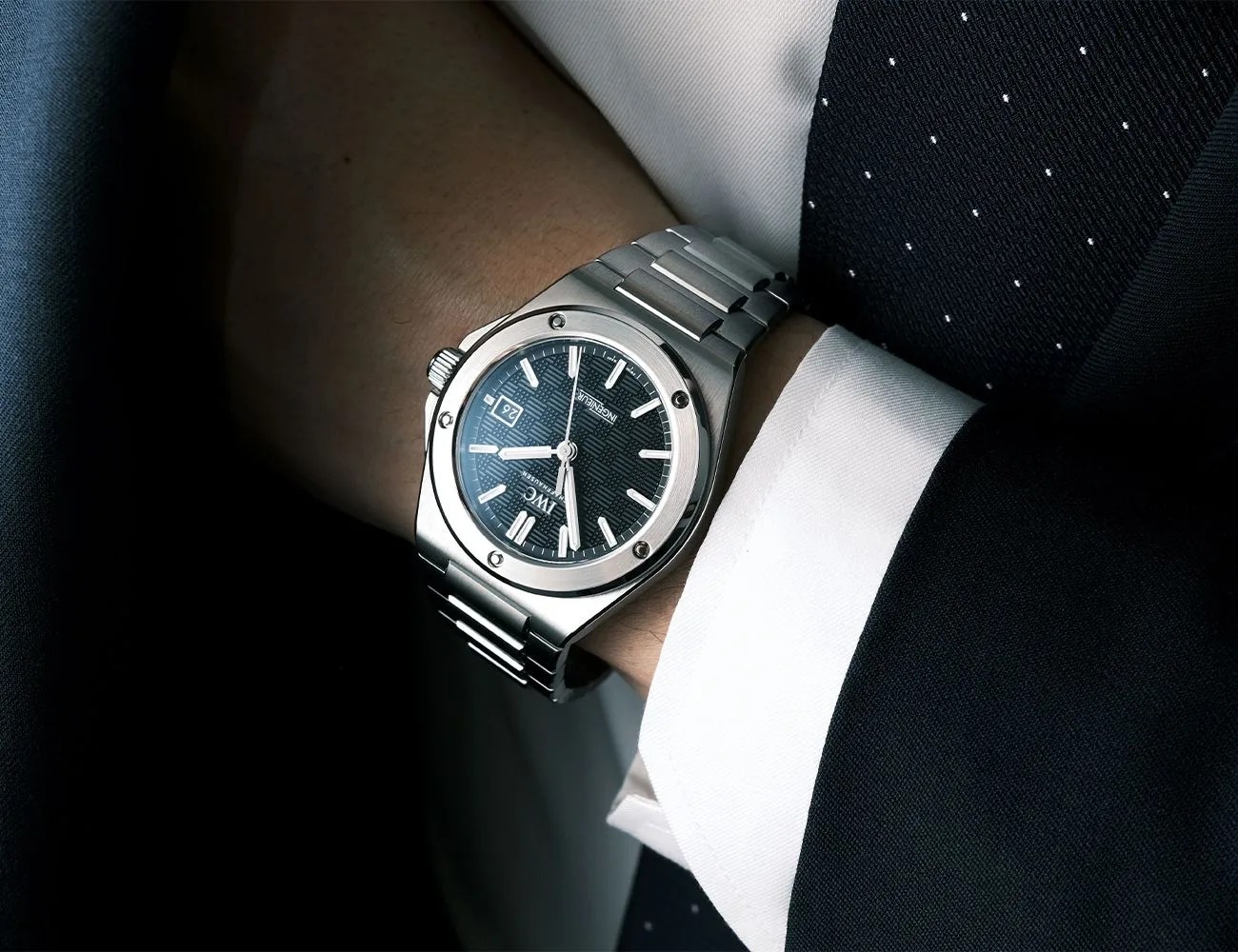 a man wearing a watch on his wrist
