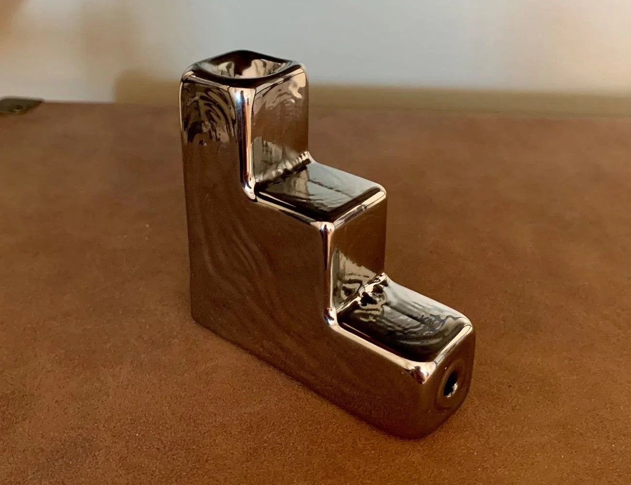 a weed pipe on a counter