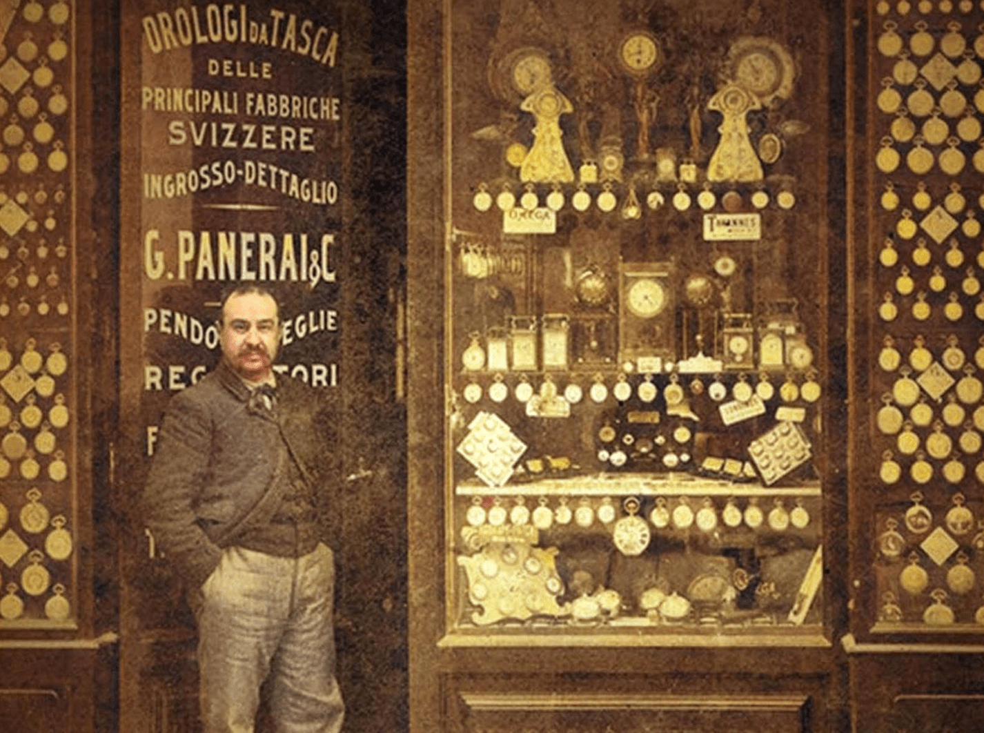 the early panerai storefront