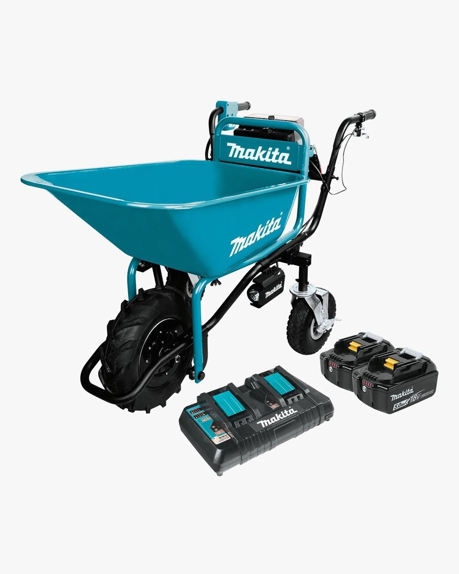 makita xuc01ptx1 36v lxt brushless power assisted wheelbarrow kit