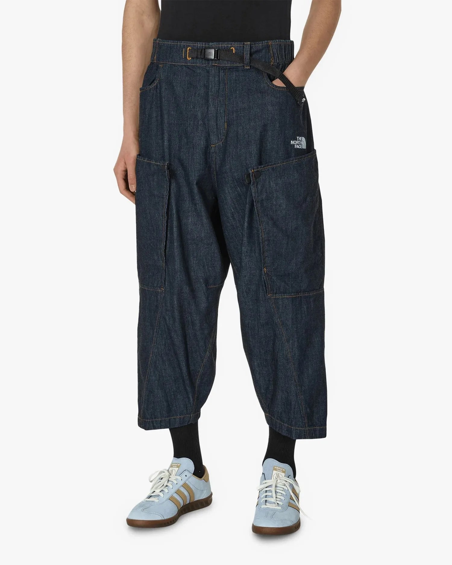the north face denim pants dark indigo wash