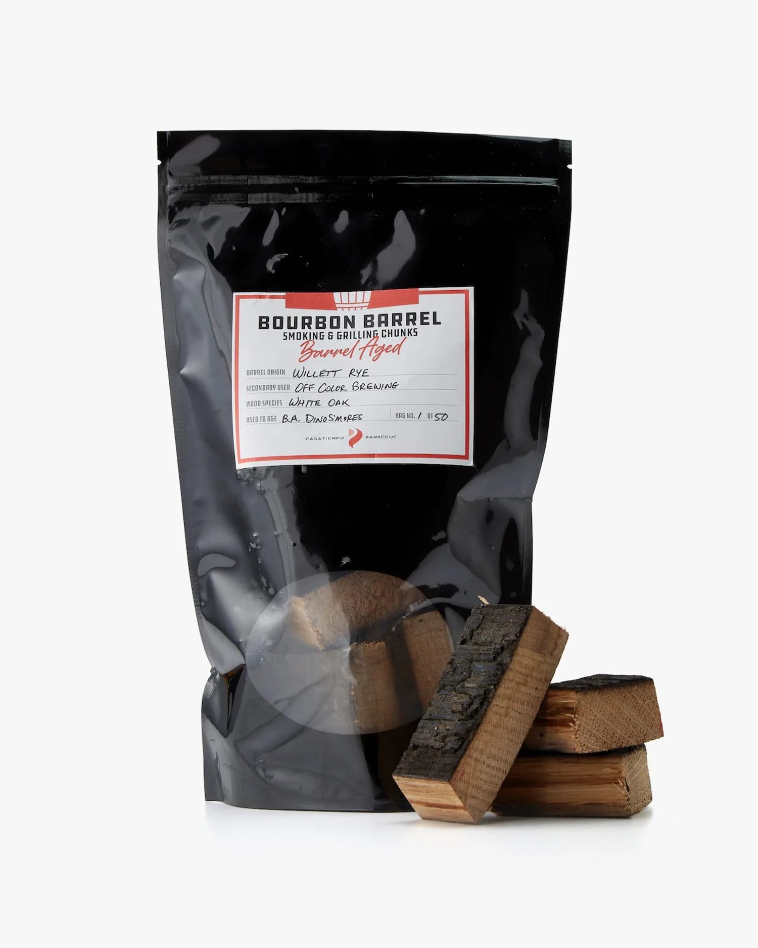 bourbon barrel wood chunks four roses distillery church street brewing