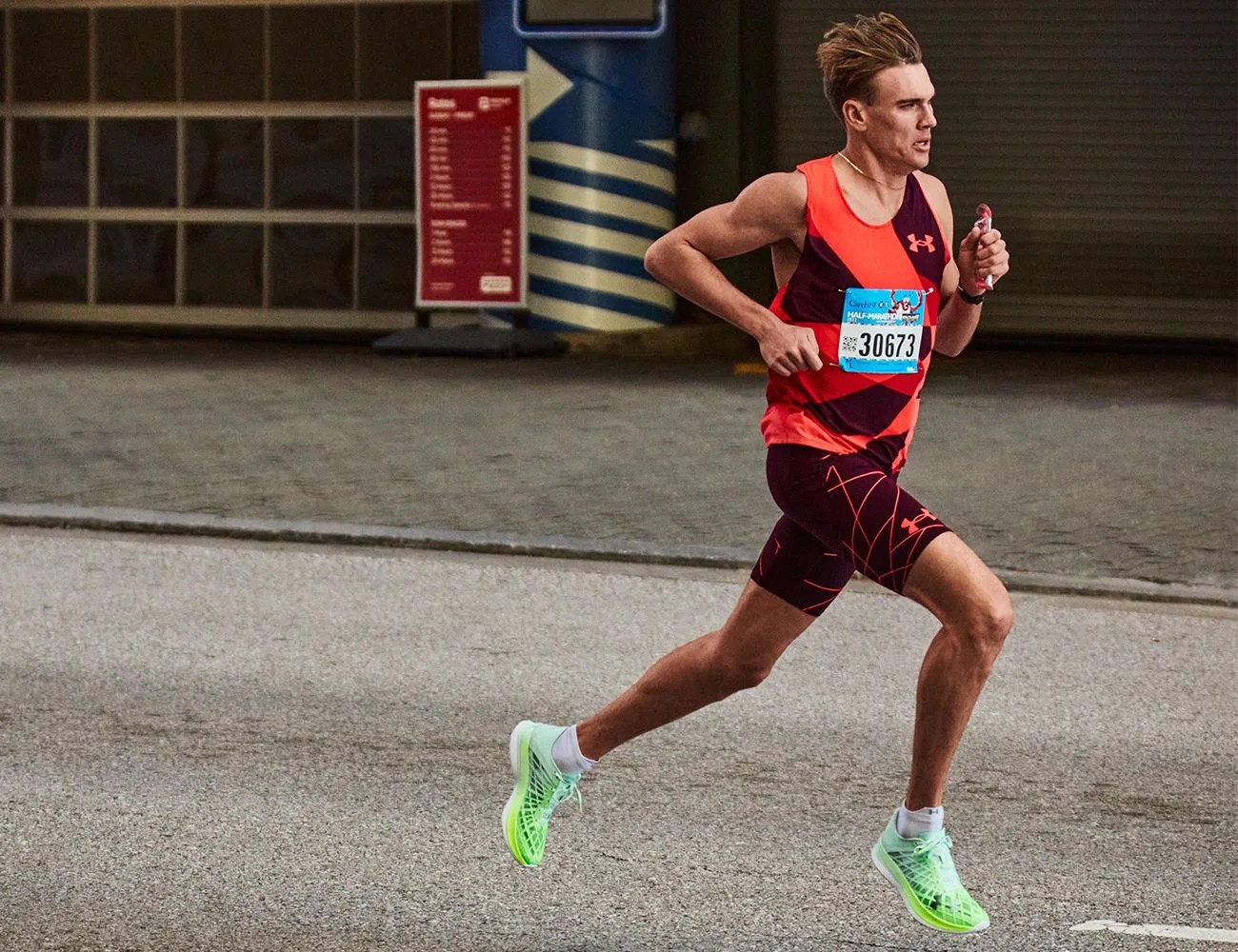 a man running