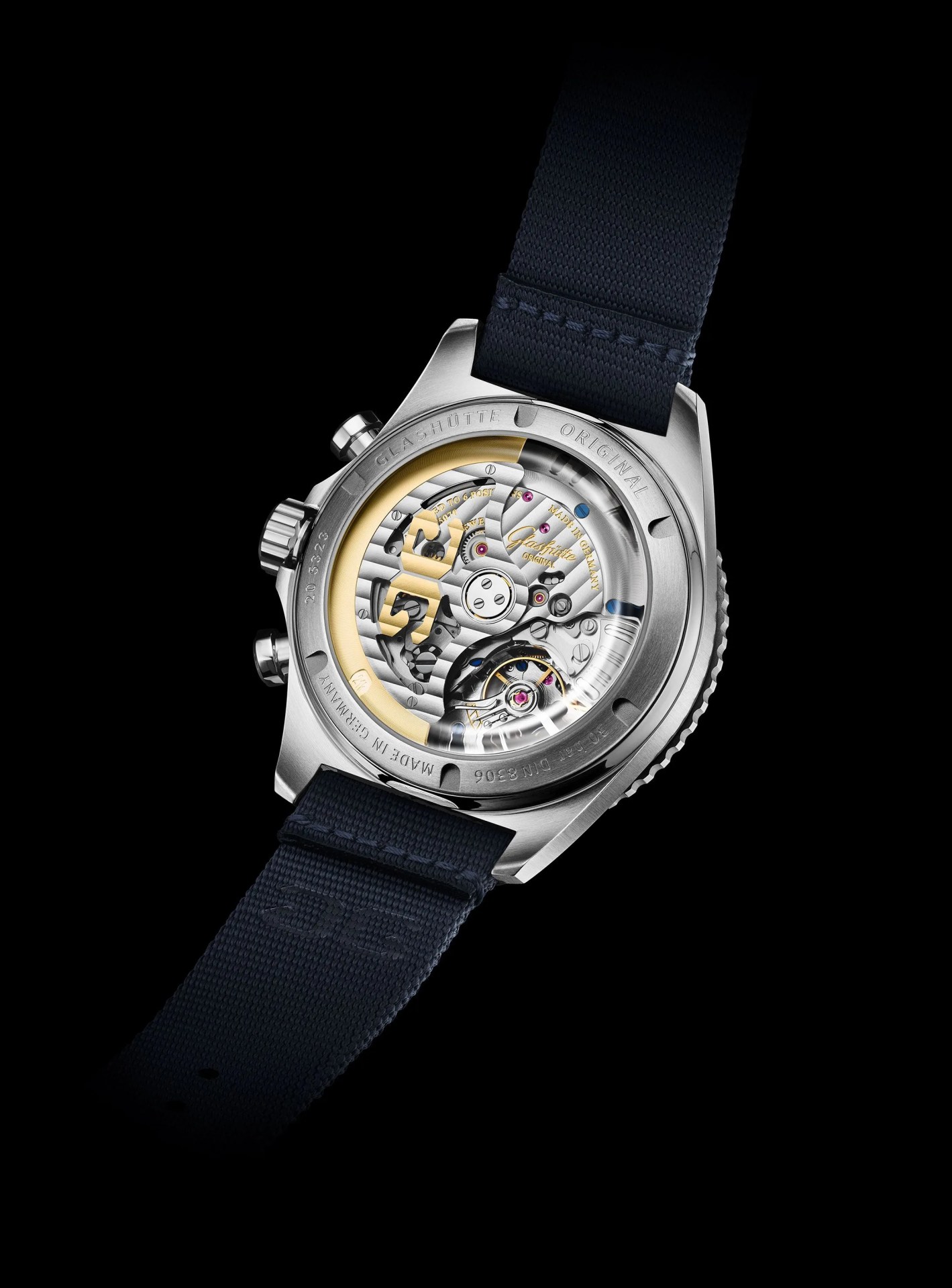 glashutte original seaq chronograph watch